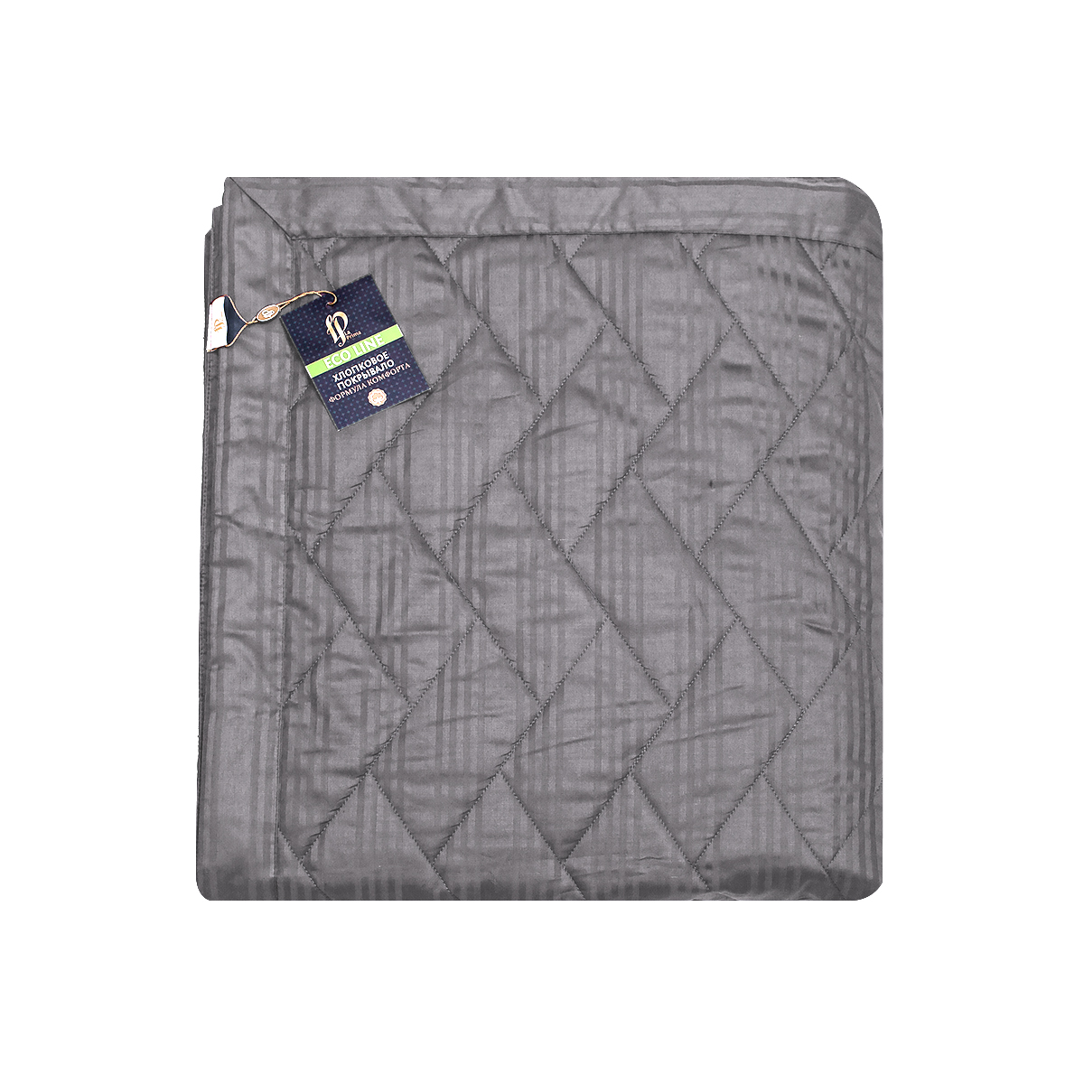 Покрывало хлопковое | Покрывало хлопковое Графитовый