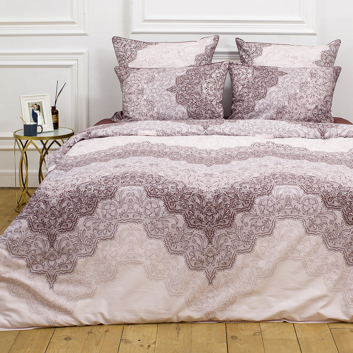 Постельное бельё Cатин | Постельное бельё Сатин КРУЖЕВО