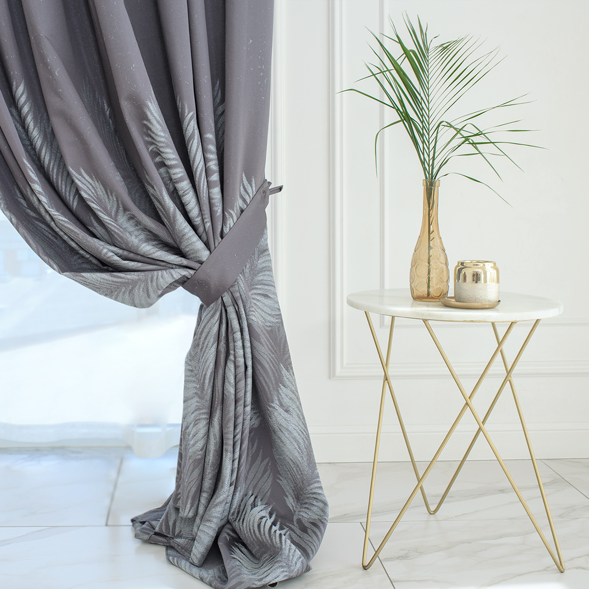 Шторы | ШТОРЫ FERN SKY GREY