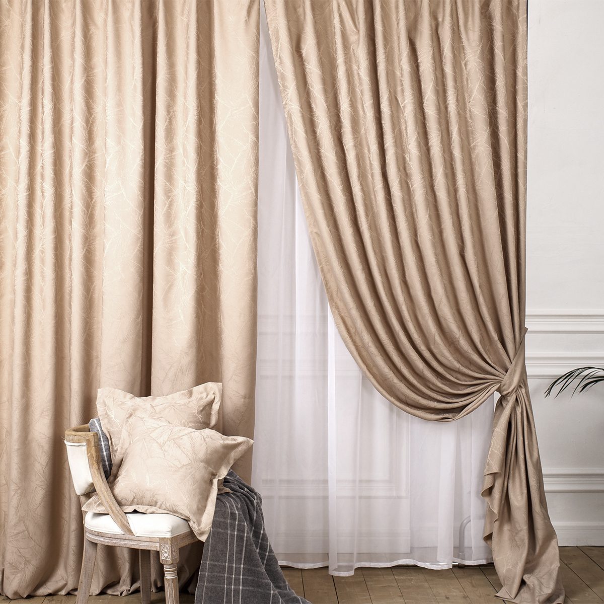 Шторы | ШТОРЫ GARDEN КАПУЧИНО