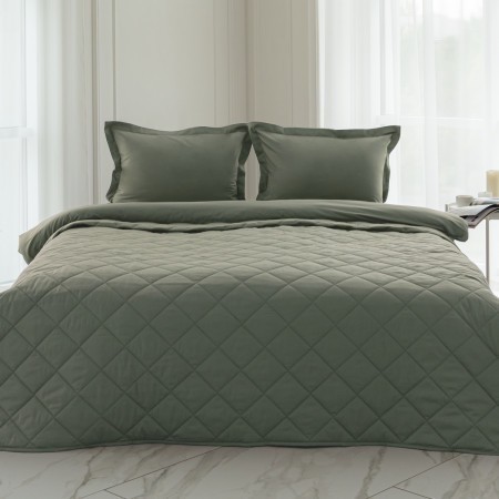 ПОКРЫВАЛО ХЛОПКОВОЕ ОДНОТОННОЕ ЗЕЛЕНЫЙ