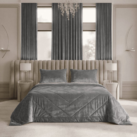 БАРХАТНОЕ ПОКРЫВАЛО СЕРЫЙ